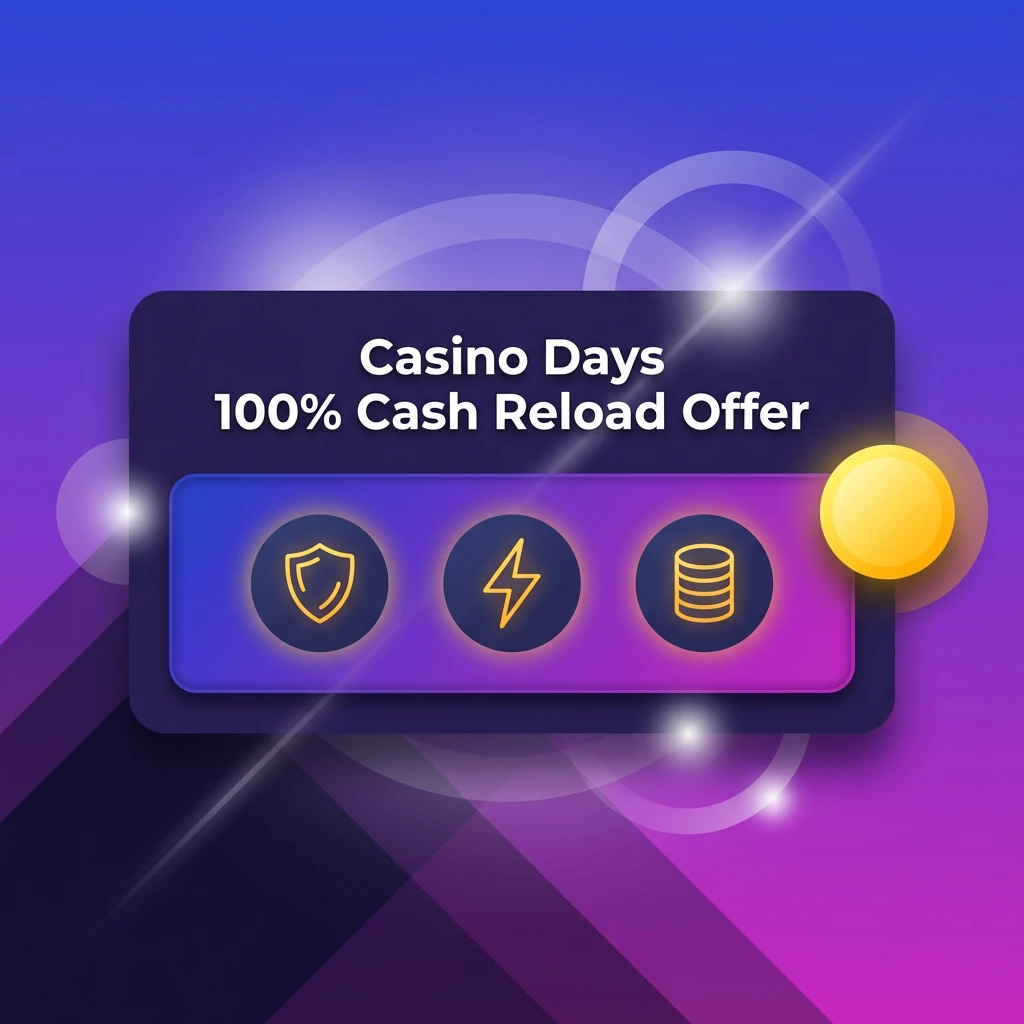 Casino Days 100% Cash Reload Offer